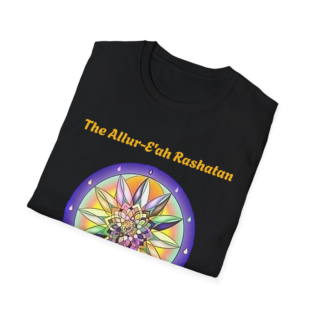 Unisex T-Shirt with The Allur-E'ah Rashatan Spiritual Water Code for Personal Growth & Astrological Connection, Energy Shift