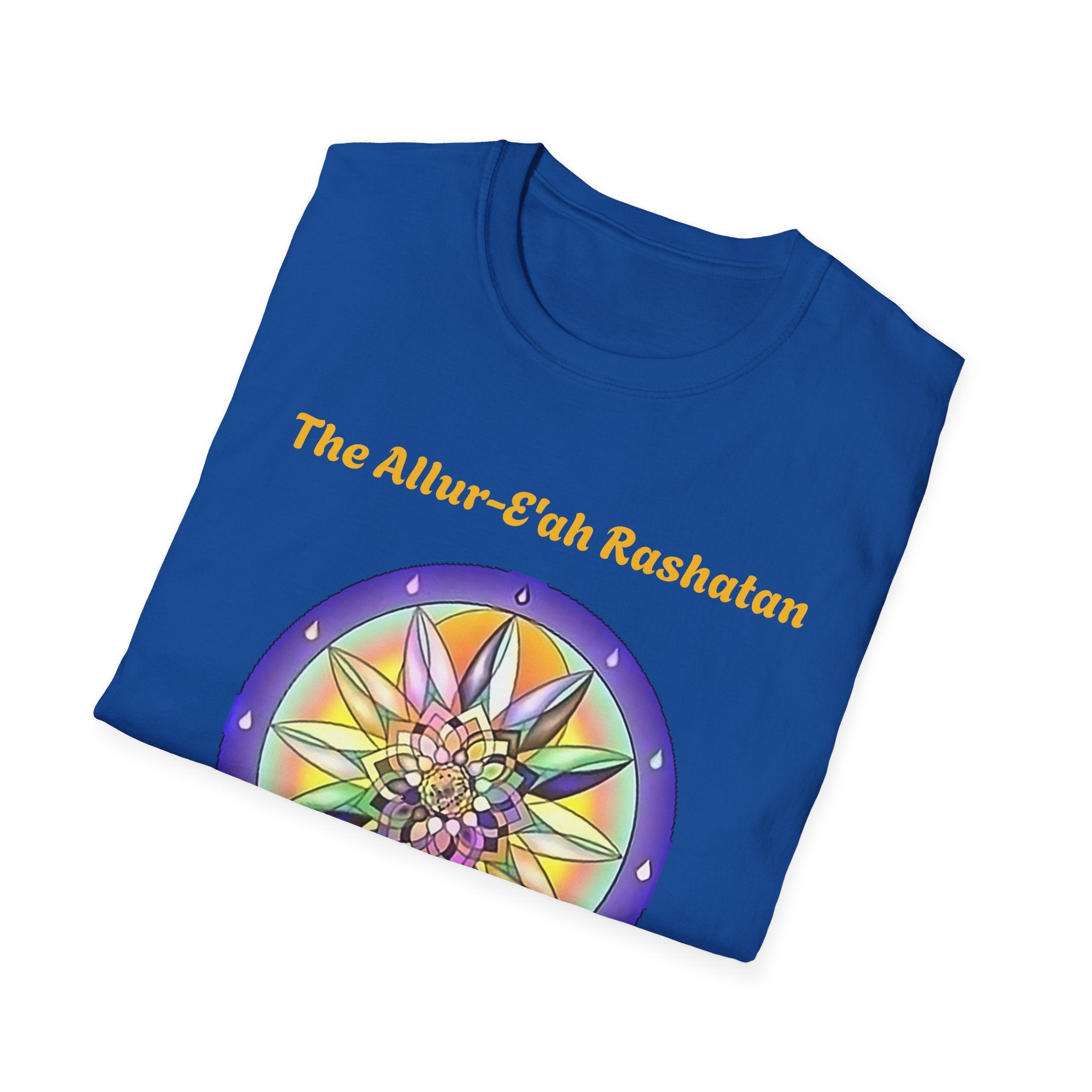 Unisex T-Shirt with The Allur-E'ah Rashatan Spiritual Water Code for Personal Growth & Astrological Connection, Energy Shift