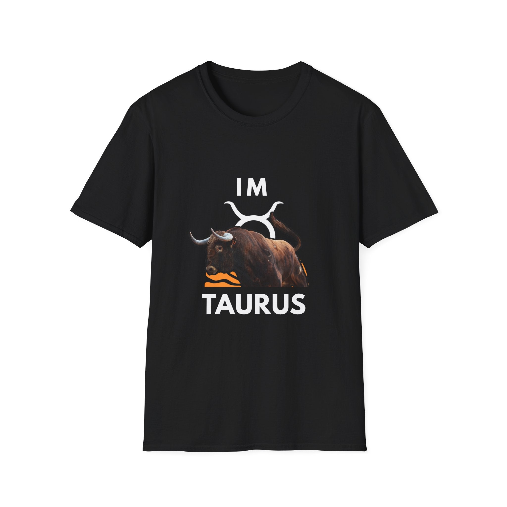 Taurus Bull T-Shirt — “I’m Taurus” Zodiac Tee with Pros & Cons Backprint