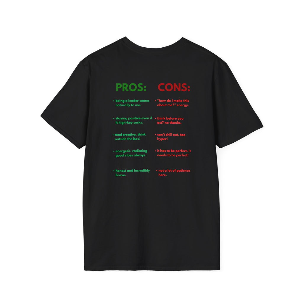 Taurus Bull T-Shirt — “I’m Taurus” Zodiac Tee with Pros & Cons Backprint