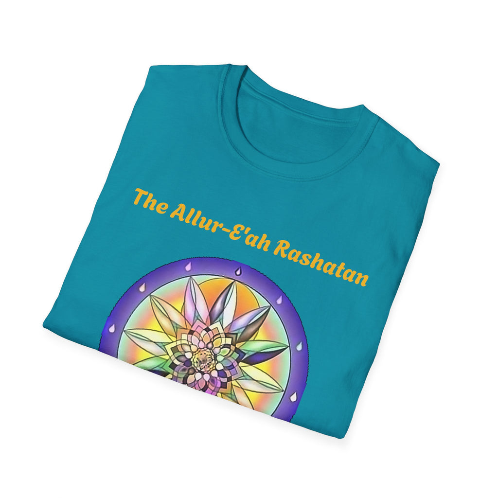 Unisex T-Shirt with The Allur-E'ah Rashatan Spiritual Water Code for Personal Growth & Astrological Connection, Energy Shift