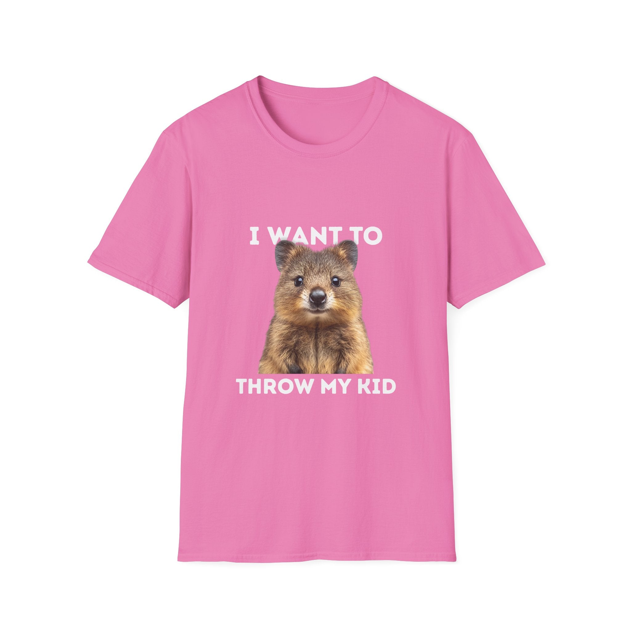 Humorous Unisex T-Shirt: 'I Want to Throw My Kid'