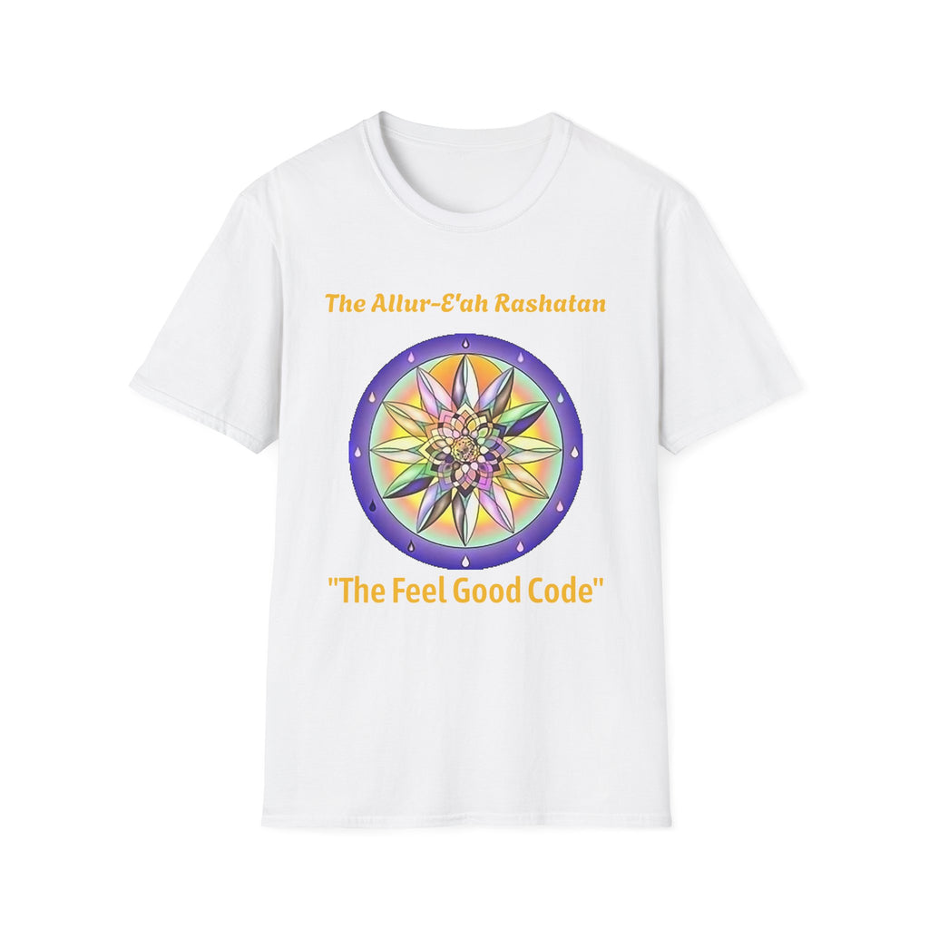 Unisex T-Shirt with The Allur-E'ah Rashatan Spiritual Water Code for Personal Growth & Astrological Connection, Energy Shift