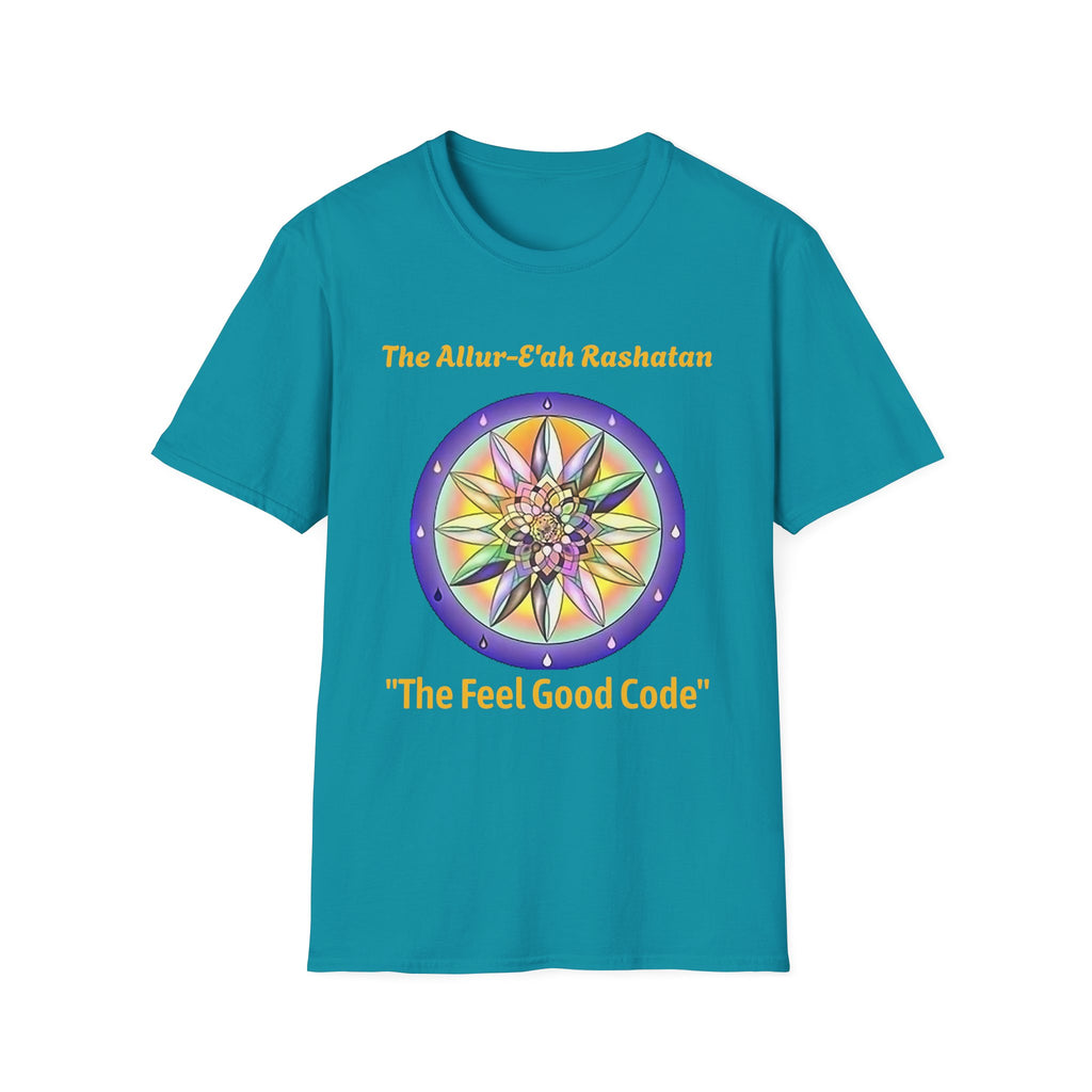 Unisex T-Shirt with The Allur-E'ah Rashatan Spiritual Water Code for Personal Growth & Astrological Connection, Energy Shift