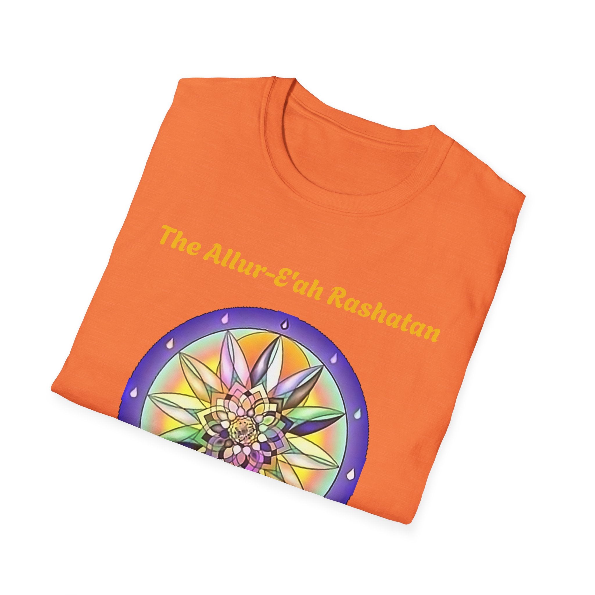 Unisex T-Shirt with The Allur-E'ah Rashatan Spiritual Water Code for Personal Growth & Astrological Connection, Energy Shift