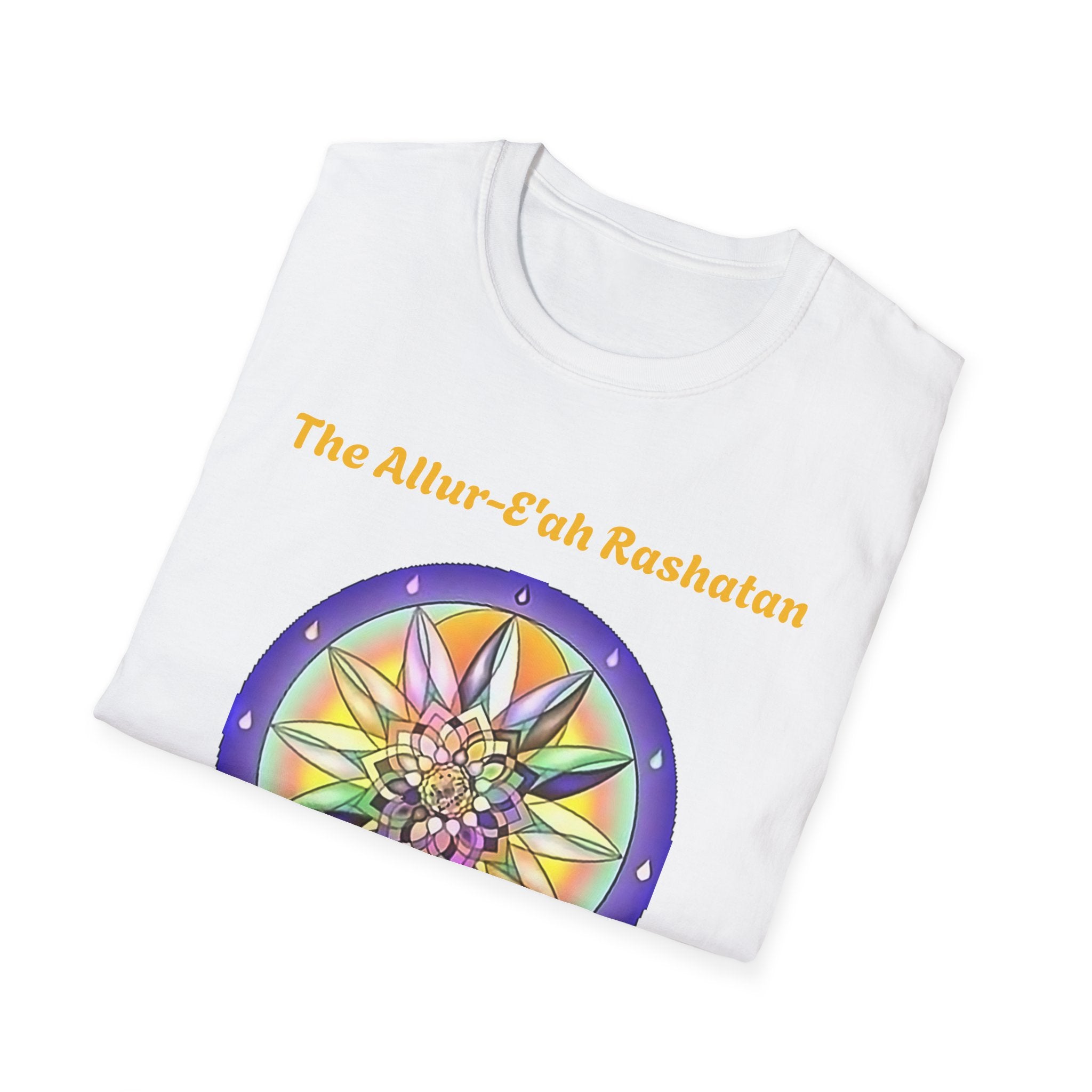 Unisex T-Shirt with The Allur-E'ah Rashatan Spiritual Water Code for Personal Growth & Astrological Connection, Energy Shift