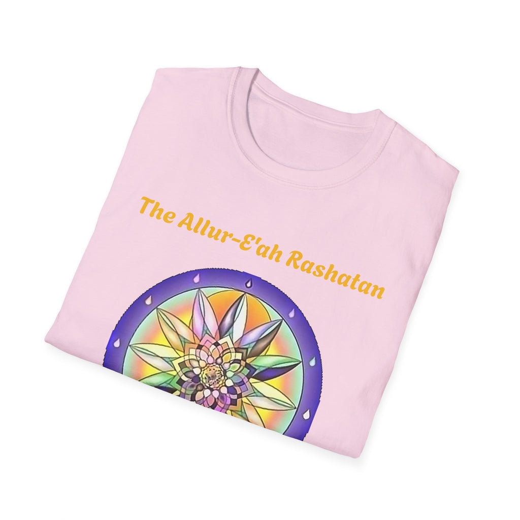 Unisex T-Shirt with The Allur-E'ah Rashatan Spiritual Water Code for Personal Growth & Astrological Connection, Energy Shift