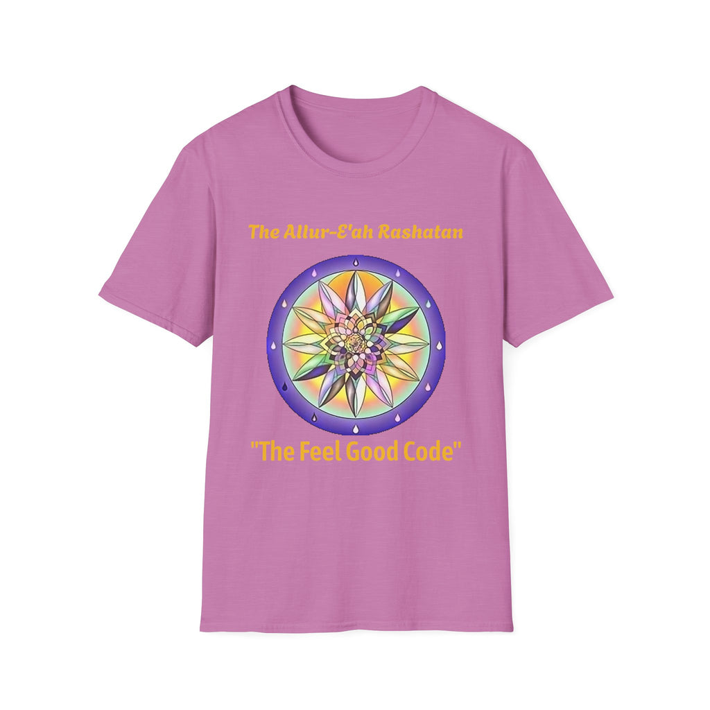 Unisex T-Shirt with The Allur-E'ah Rashatan Spiritual Water Code for Personal Growth & Astrological Connection, Energy Shift