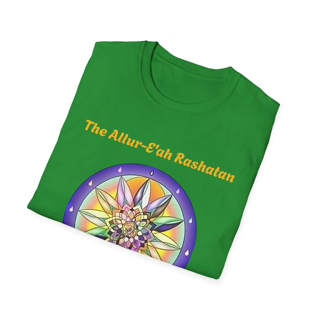 Unisex T-Shirt with The Allur-E'ah Rashatan Spiritual Water Code for Personal Growth & Astrological Connection, Energy Shift