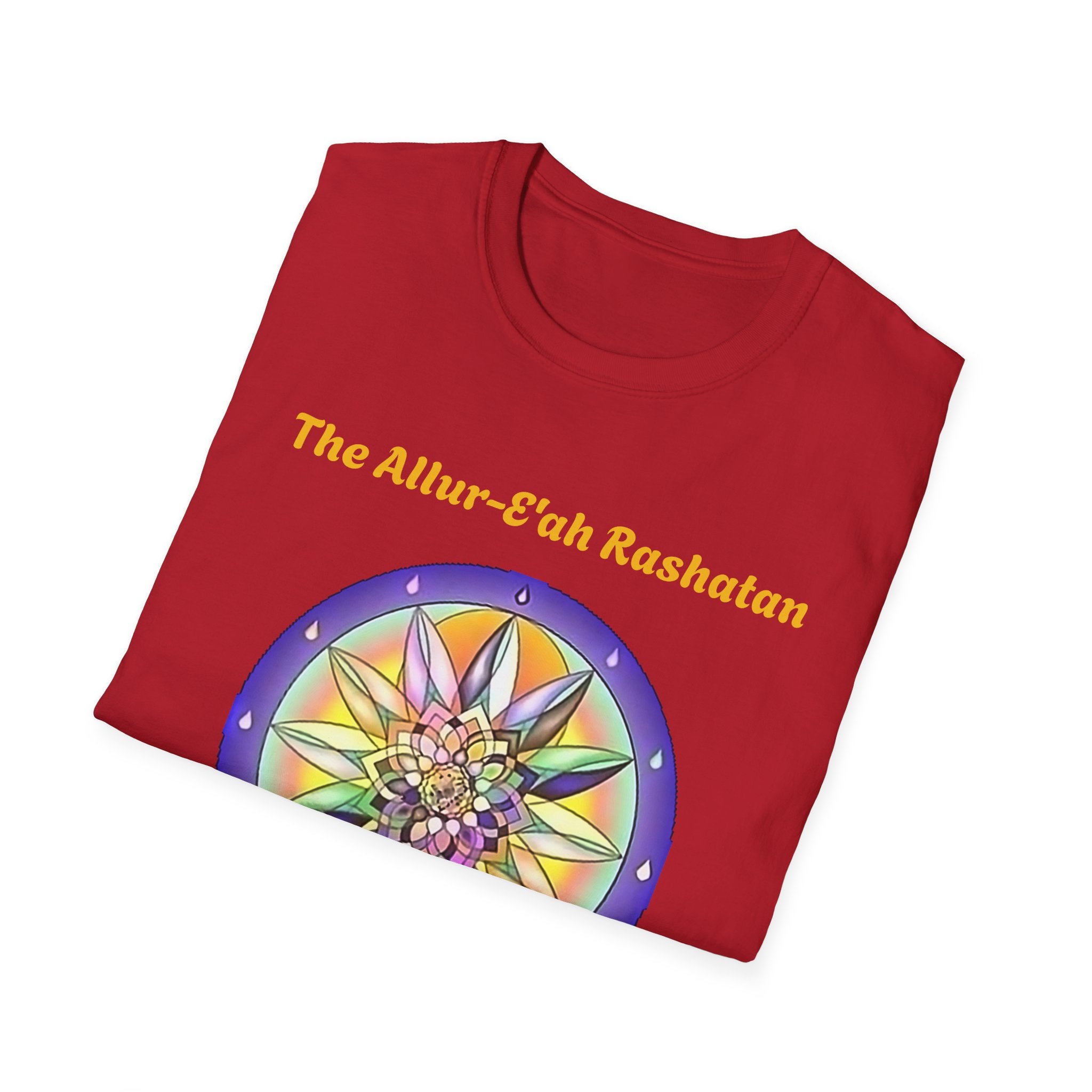 Unisex T-Shirt with The Allur-E'ah Rashatan Spiritual Water Code for Personal Growth & Astrological Connection, Energy Shift