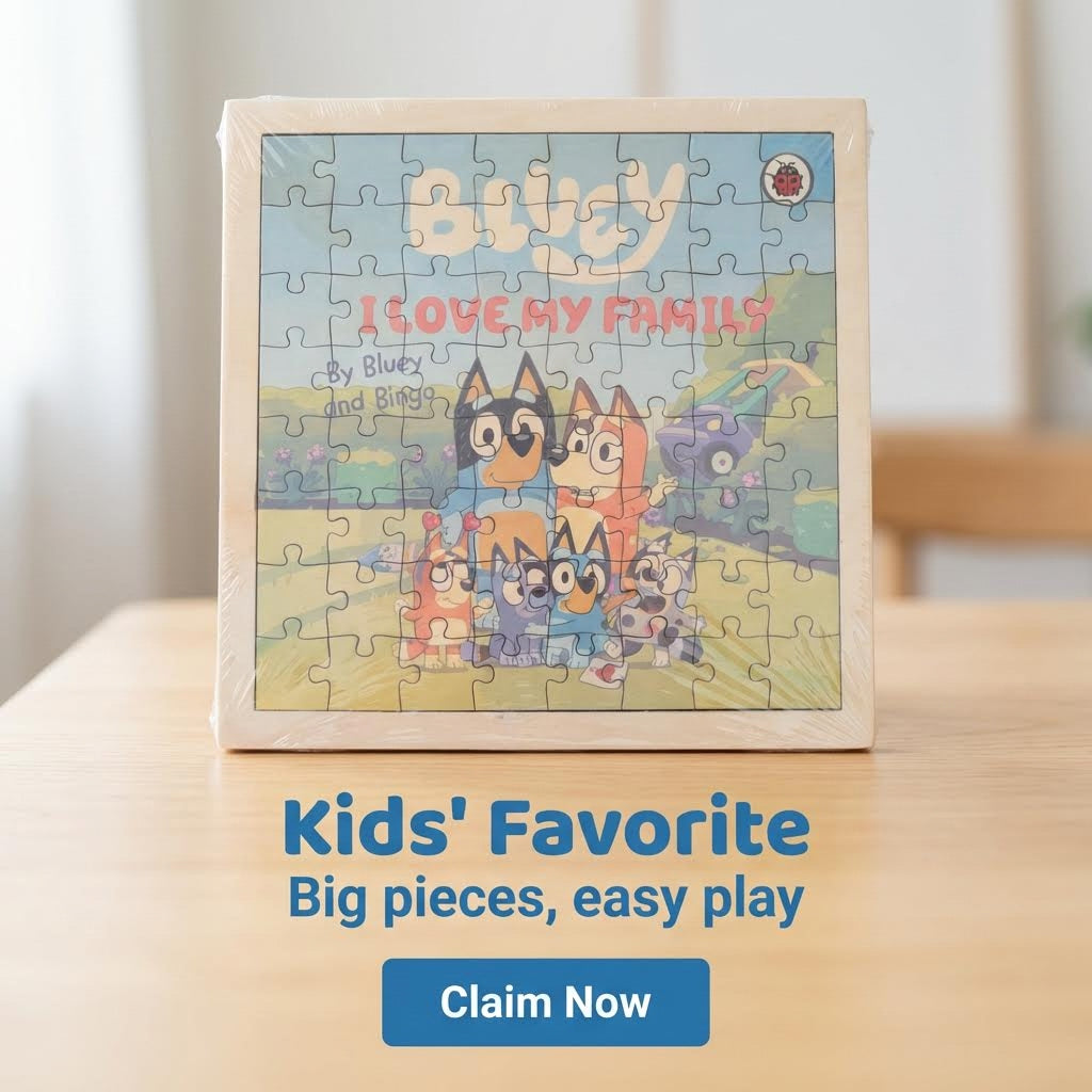 Handmade Bluey Puzzle