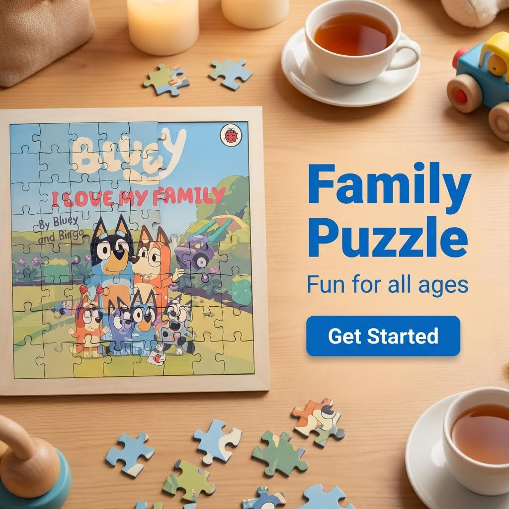 Handmade Bluey Puzzle