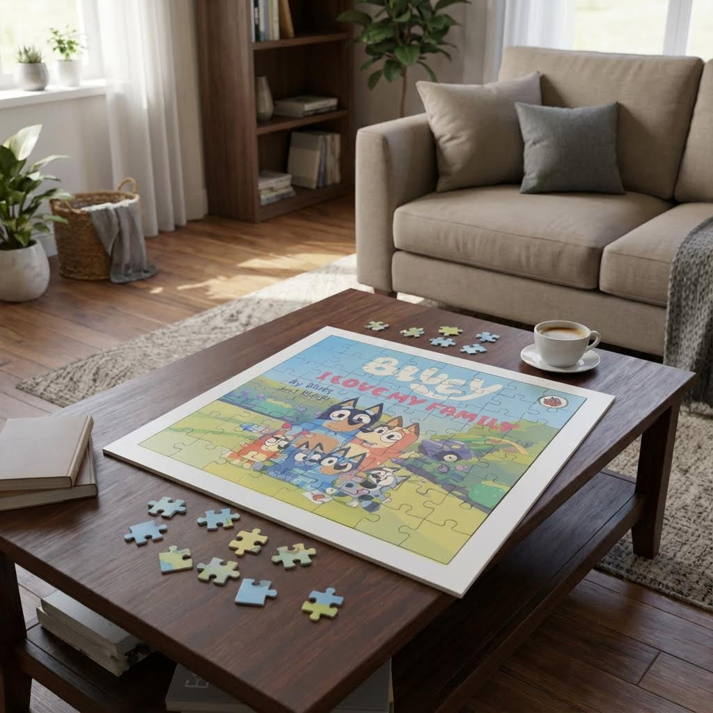 Handmade Bluey Puzzle