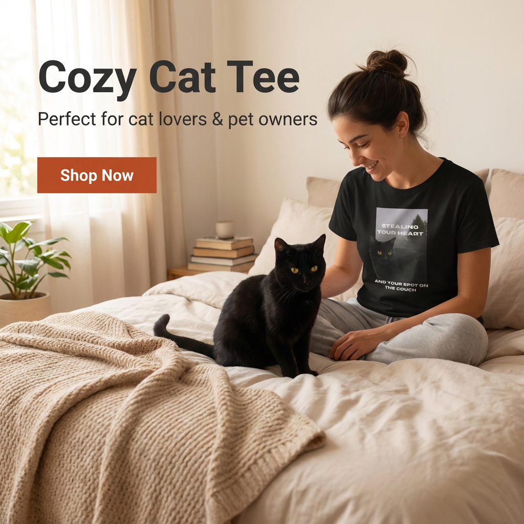 Stealing Your Heart Cat T-Shirt, Funny Cat Lover Gift, Pet Owner Tee, Cozy Everyday Wear, Birthday Present for Cat Lovers